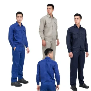 Quần áo bảo hộ công nhân vải Kaki